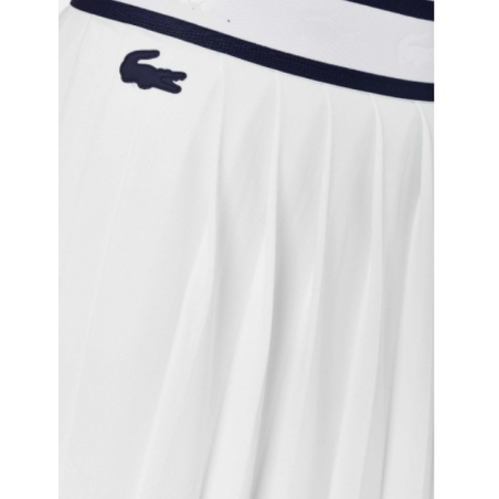 Jupe LACOSTE Sport Femme Blanc / Bleu PE 2022