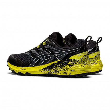 Chaussures Running ASICS Homme GEL-TRABUCO TERRA Noir / Jaune Vert PE 2021