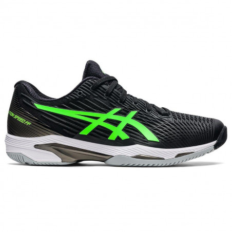 Chaussures ASICS Homme SOLUTION SPEED FF2 Toutes Surfaces Noir / Vert AH 2021