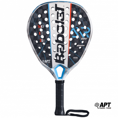 Raquette Padel BABOLAT AIR VIPER APT Blanc / Bleu / Noir / Rouge (355 g) 2022