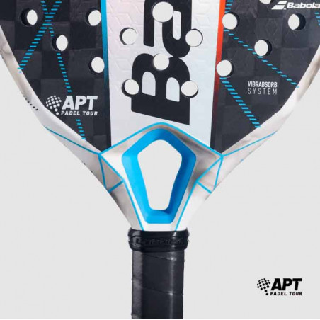 Raquette Padel BABOLAT AIR VIPER APT Blanc / Bleu / Noir / Rouge (355 g) 2022