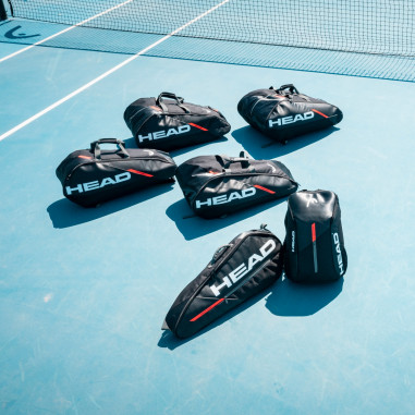 Sac de Tennis HEAD TOUR TEAM 12R Noir / Rouge...