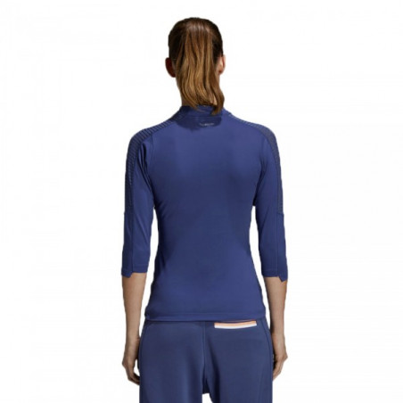 T-Shirt Manches 3/4 ADIDAS Femme Roland Garros 3/4 Bleu PE 2018
