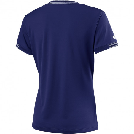 T-Shirt WILSON Femme W TEAM V-NECK Bleu 2019