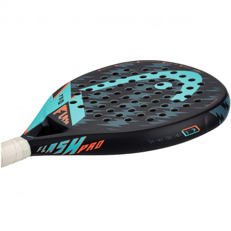 Raquette Padel HEAD FLASH Pro Withou CB Noir / Bleu / Orange PE 2022