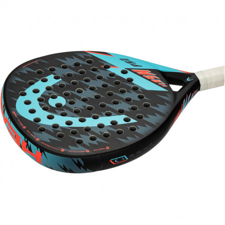 Raquette Padel HEAD FLASH Pro Withou CB Noir / Bleu / Orange PE 2022