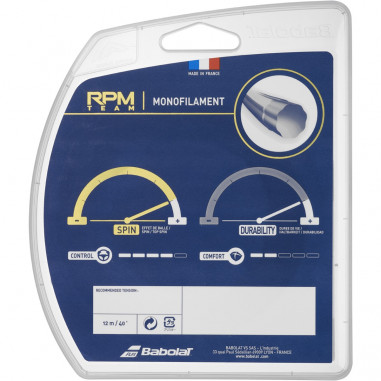 Cordage BABOLAT RPM TEAM 1.30mm Bleu (12m)