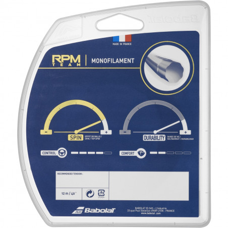 Cordage BABOLAT RPM TEAM 1.30mm Bleu (12m)