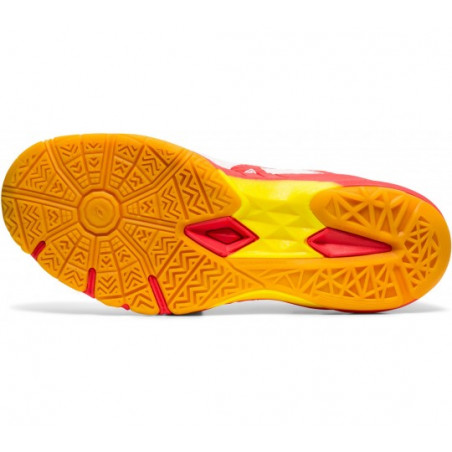 Chaussures ASICS Femme Indoor Gel-Blade 7 Blanc / Corail AH 2019