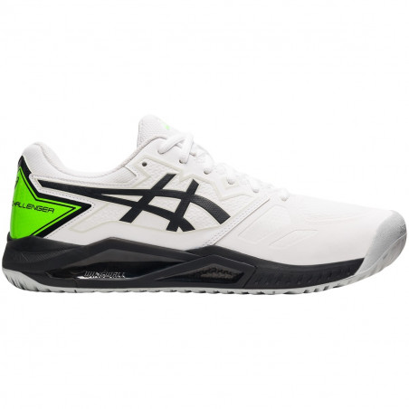Chaussures ASICS Homme GEL-CHALLENGER 13 Toutes Surfaces Blanc/Noir/Vert AH 2021