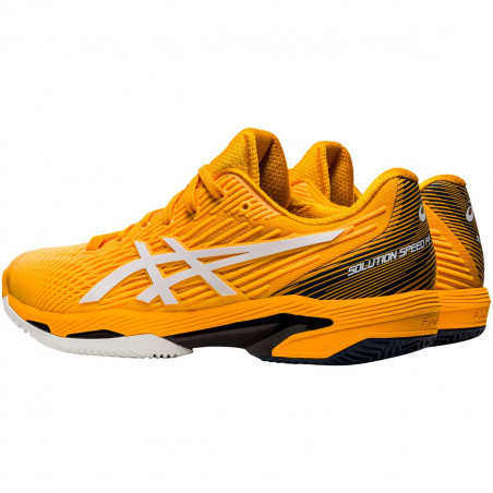 Chaussures ASICS Homme SOLUTION SPEED FF Terre Battue Orange / Bleu PE 2021