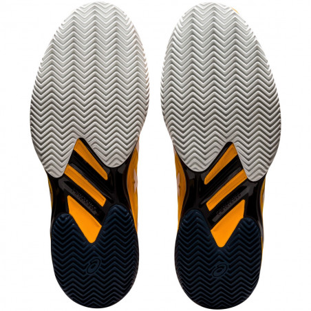 Chaussures ASICS Homme SOLUTION SPEED FF Terre Battue Orange / Bleu PE 2021