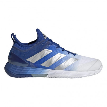 Chaussures ADIDAS Homme ADIZERO UBERSONIC 4 Toutes Surfaces Blanc / Bleu AH 2021