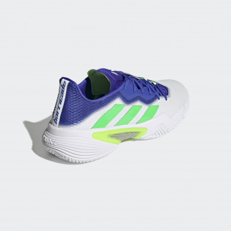 Chaussures ADIDAS Homme BARRICADE Blanc / Vert / Bleu AH 2021