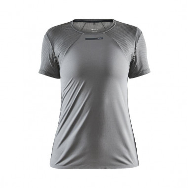 T-Shirt Running CRAFT Femme Vent Mesh SS Gris...