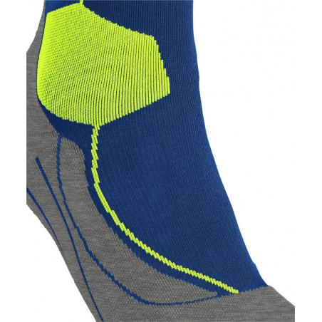 Chaussettes FALKE HOMME STABILIZING Bleu / Gris / Jaune PE 2022