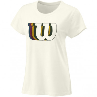 T-Shirt WILSON Femme W BLUR W TECH Ecru 2021