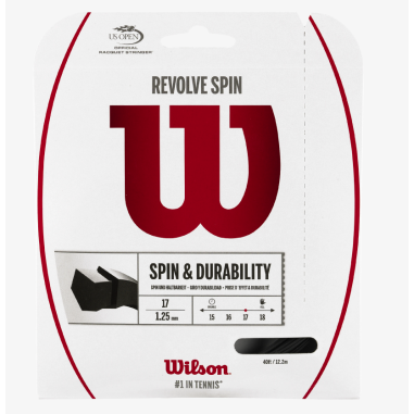 Cordage WILSON Revolve Noir 16 / 1.25mm (12m)
