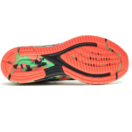 Chaussures Running ASICS Homme NOOSA TRI 12 Noir / Rouge / Vert PE 2020