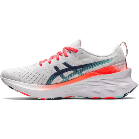 Chaussures Running ASICS Femme NOVABLAST Rose / Jaune / Blanc PE 2021