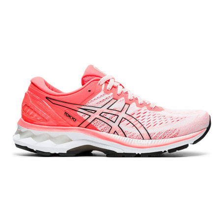 Chaussures Running ASICS Femme GEL-KAYANO 27 TOKYO Orange / Blanc AH 2020