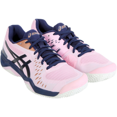 Chaussures ASICS Femme Gel-Challenger 12 Clay Rose / Marine PE 2020