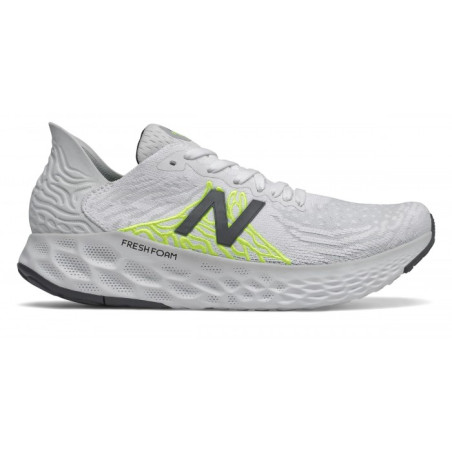 Chaussures Running NEW BALANCE Femme 1080 Blanc / Gris / Fluo AH 2020