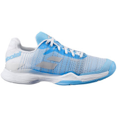 Chaussures BABOLAT Jet Mach II AC Femme Blanc / Bleu AH 2020