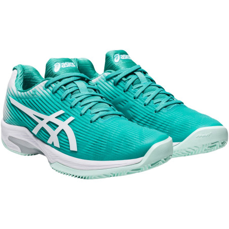 Chaussures ASICS Femme Solution Speed FF Clay Terre Battue Indigo/Papaye PE 2019