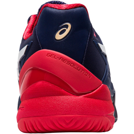 Chaussures ASICS Junior Garçon Gel-Resolution 8 GS Marine / Rouge PE 2020