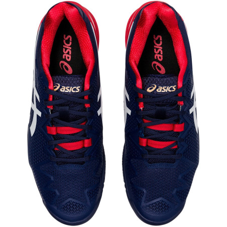 Chaussures ASICS Junior Garçon Gel-Resolution 8 GS Marine / Rouge PE 2020