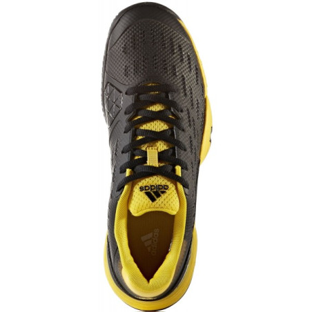Chaussures ADIDAS Junior Barricade xJ Noir / Jaune AH 2017