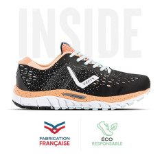 Chaussures Running VEETS Femme INSIDE MIF1 Noir / Saumon...