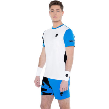 T-Shirt HYDROGEN Homme TECH CAMO Bleu / Blanc /...