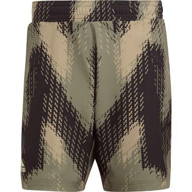 Short ADIDAS Homme PRINTED Short Kaki / Noir AH...