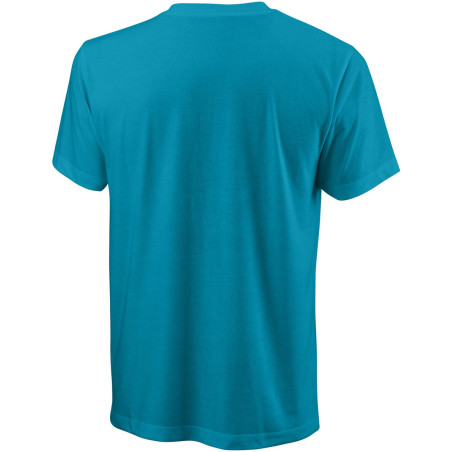 T-Shirt WILSON Homme M SCENIC TECH Tee Turquoise 2021