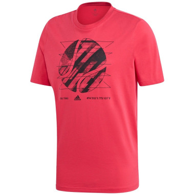 T-Shirt ADIDAS Homme M SS US OPEN Fushia AH 2020