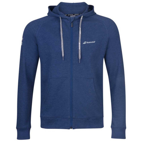 Veste à capuche zippée BABOLAT Homme EXERCISE Hood Estate Bleu PE 2020