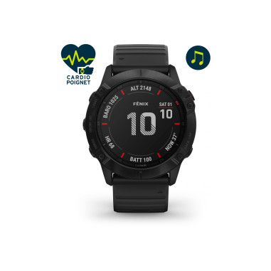 Montre GARMIN Fenix 6 X PRO Noir