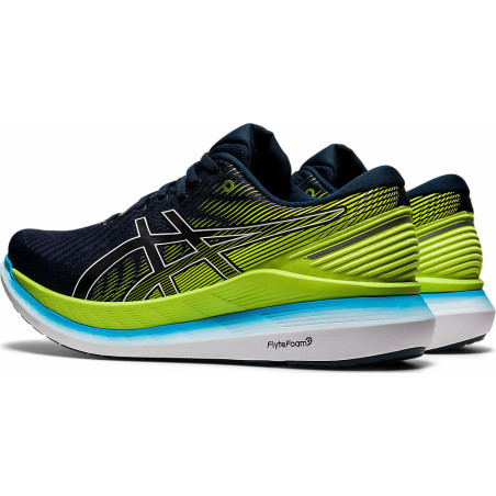 Chaussures Running ASICS Homme GLIDERIDE 2 Marine / Jaune PE 2021