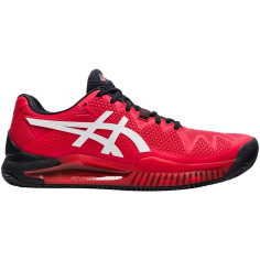 Chaussures ASICS Homme GEL-RESOLUTION 8 Clay Rouge / Bleu...