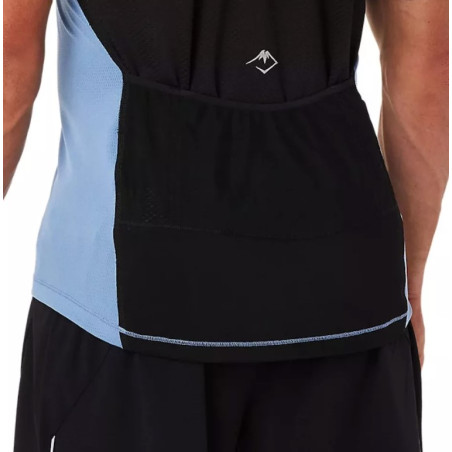 T-Shirt Running ASICS Homme Fujitrail Top Bleu / Noir PE 2022