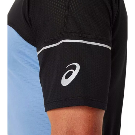 T-Shirt Running ASICS Homme Fujitrail Top Bleu / Noir PE 2022