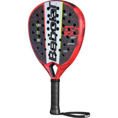 Raquette Padel BABOLAT TECHNICAL VIPER Rouge / Noir / Jaune (365 g) 2020