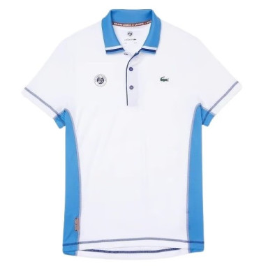Polo LACOSTE Homme SPORT ROLAND GARROS Blanc /...