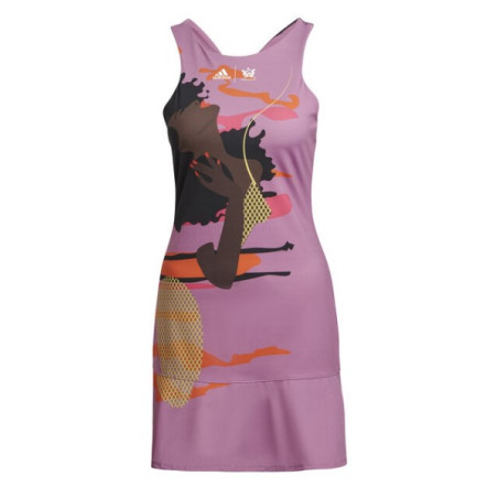 Robe ADIDAS Femme avec Shorty NY Y-DRESS Violet / Rose / Noir AH 2022