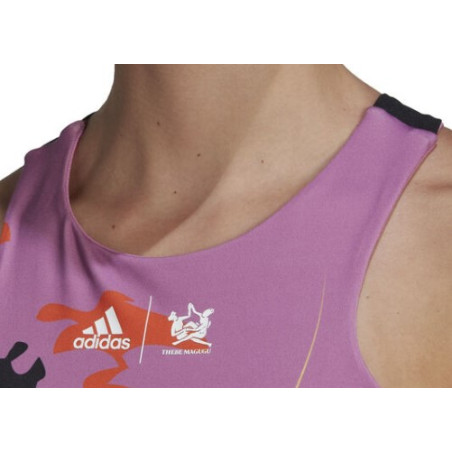 Robe ADIDAS Femme avec Shorty NY Y-DRESS Violet / Orange / Rose / Noir AH 2022