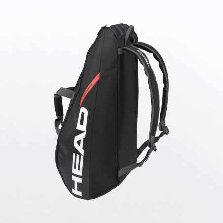 Sac de Tennis HEAD TOUR TEAM 6R Noir / Rouge PE 2022