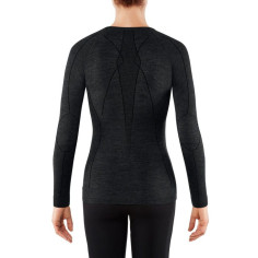 T-Shirt mancheslongues FALKE Femme W Wool Tech Gris AH 2022 2