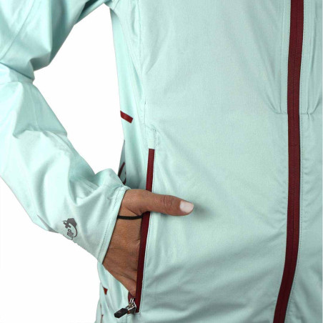 Veste Running RAIDLIGHT Femme RAIDSHELL MP + Turquoise PE 2022